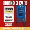 Horno Parrillero 3 en 1